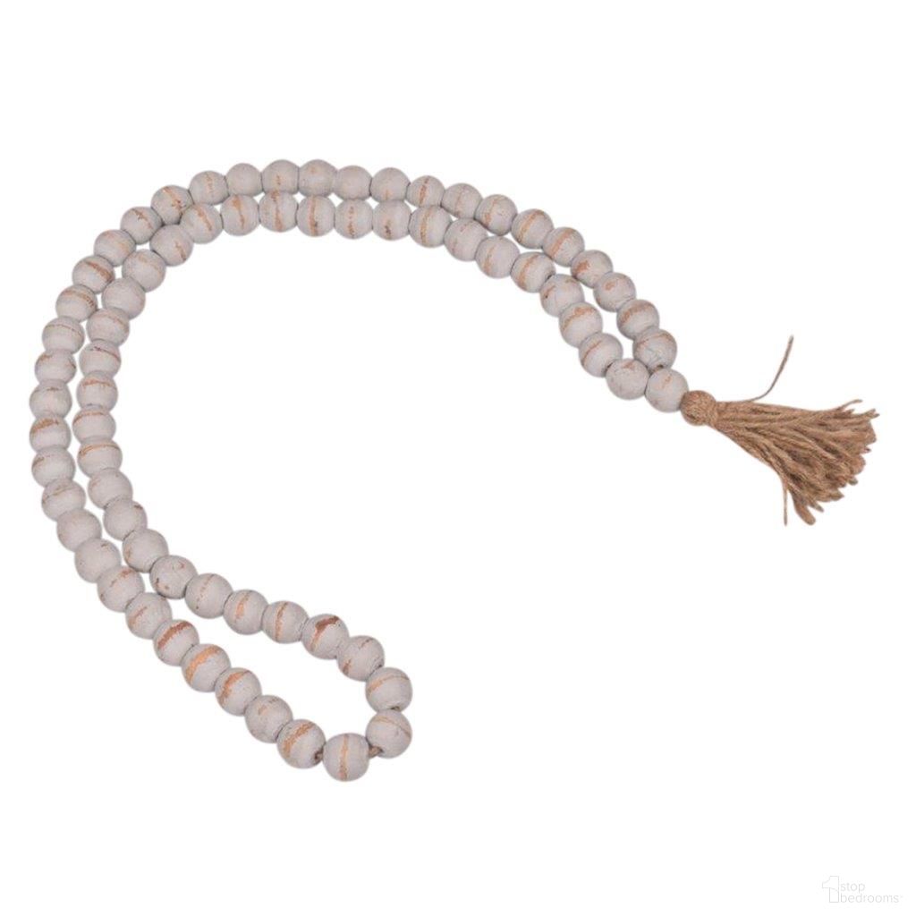 Sagebrook Home Wood Beaded Garland