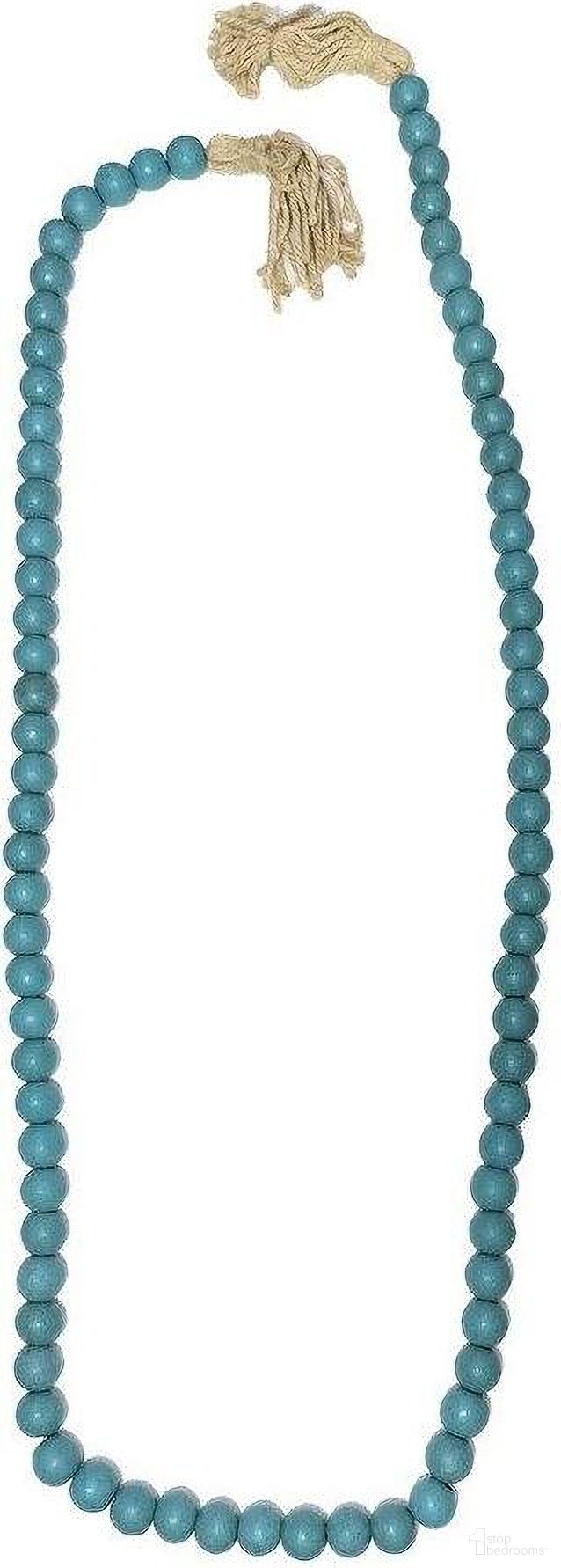 Sagebrook Home Wood Beaded Garland - Thumbnail 4