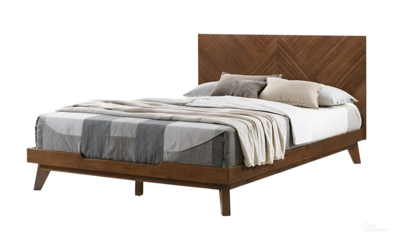 Wood Queen Bed Frame In Brown
