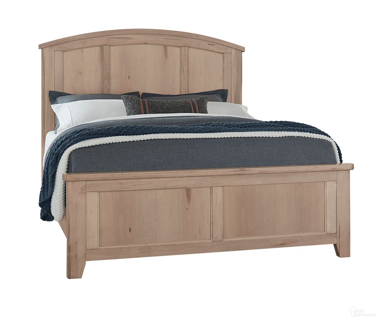 The appearance of Woodbridge King Arch Bed In Clear Maple designed by Vaughan Bassett in the transitional interior design. This clear maple piece of furniture was selected by 1StopBedrooms from Woodbridge Collection to add a touch of cosiness and style into your home. Sku: 822-667;822-766;822-922;MS-MS1. Bed Size: King. Material: Maple. Bed Type: Arch Bed.