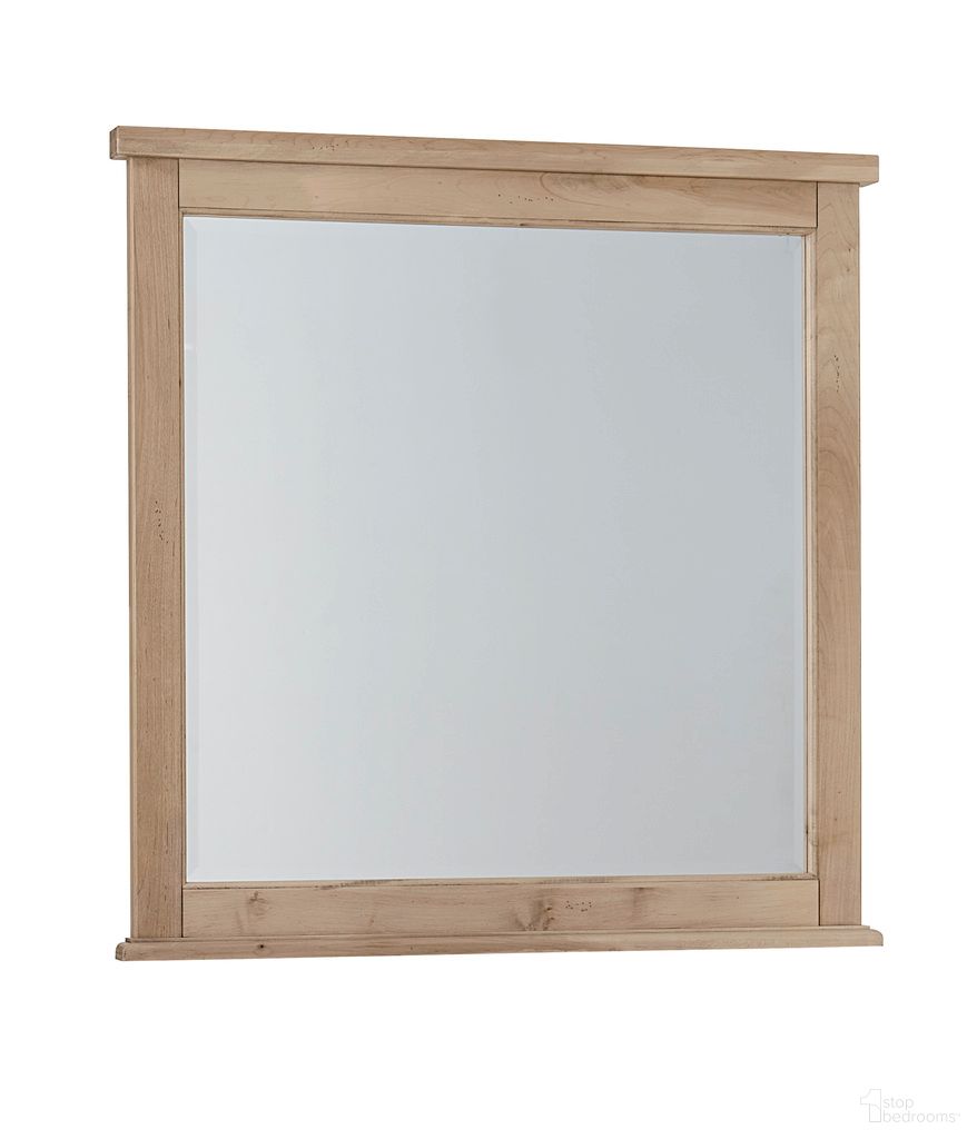 The appearance of Woodbridge Landscape Mirror In Clear Maple designed by Vaughan Bassett in the transitional interior design. This clear maple piece of furniture was selected by 1StopBedrooms from Woodbridge Collection to add a touch of cosiness and style into your home. Sku: 822-445. Material: Maple.
