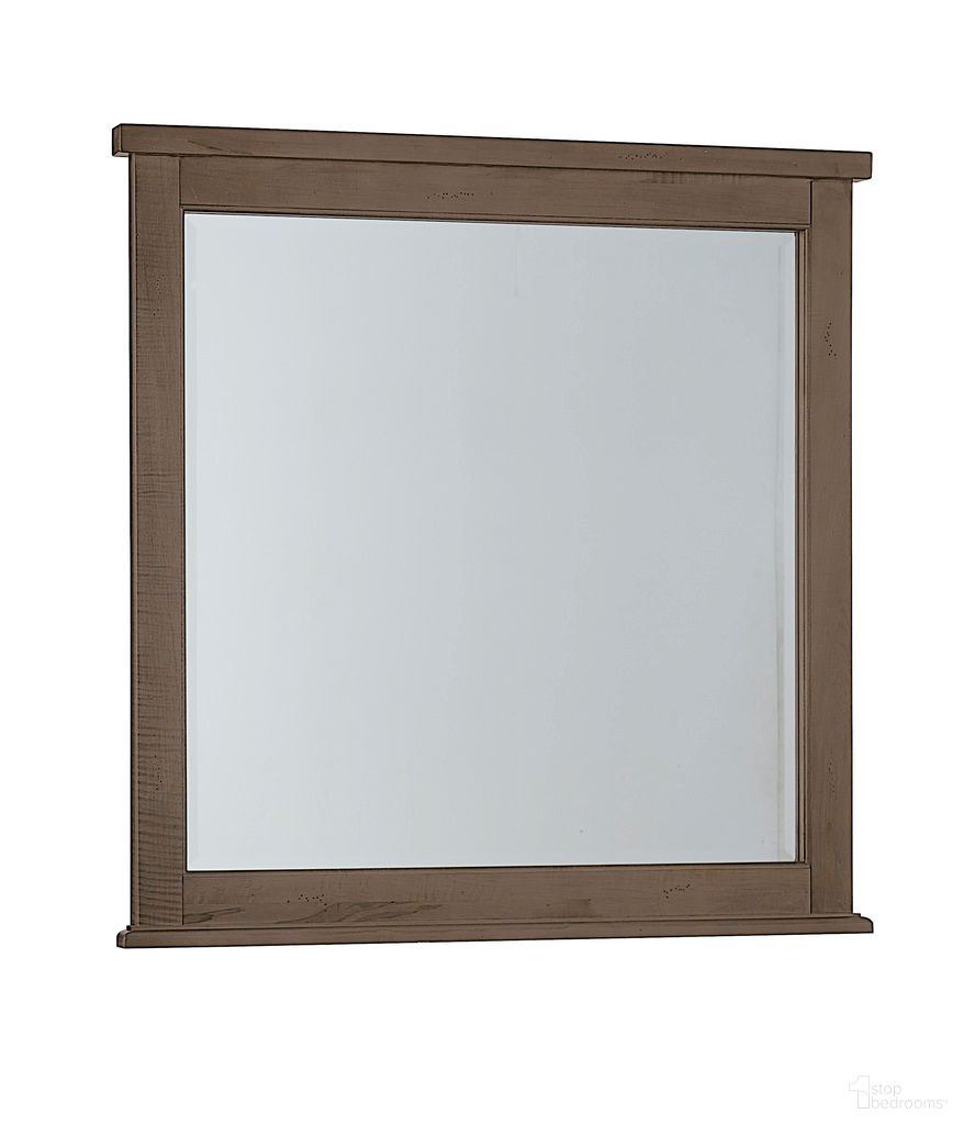 The appearance of Woodbridge Landscape Mirror In Dark Cashmere designed by Vaughan Bassett in the transitional interior design. This dark cashmere piece of furniture was selected by 1StopBedrooms from Woodbridge Collection to add a touch of cosiness and style into your home. Sku: 820-445. Material: Maple.