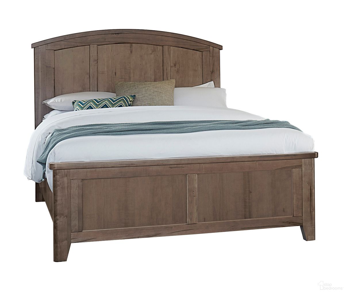 The appearance of Woodbridge Queen Arch Bed In Dark Cashmere designed by Vaughan Bassett in the transitional interior design. This dark cashmere piece of furniture was selected by 1StopBedrooms from Woodbridge Collection to add a touch of cosiness and style into your home. Sku: 820-557;820-755;820-922. Bed Size: Queen. Material: Maple. Bed Type: Arch Bed.
