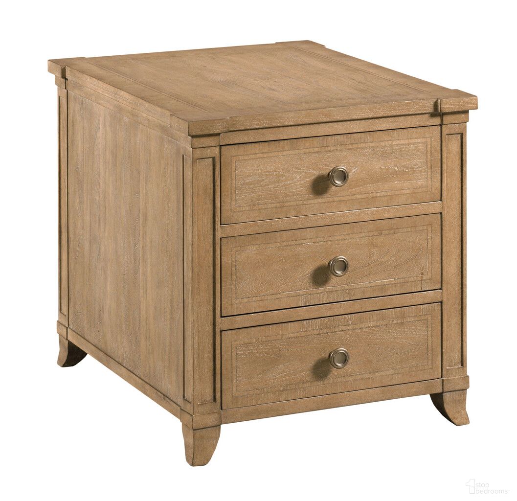 Woodfield Chairside Chest In Caramel