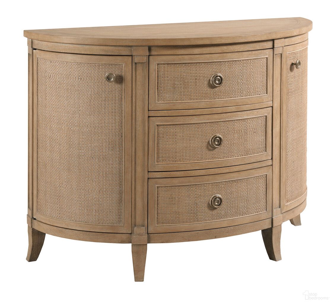 Woodfield Demilune Chest In Caramel