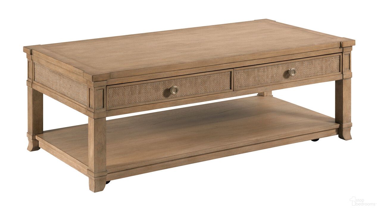Woodfield Rectangular Coffee Table In Caramel