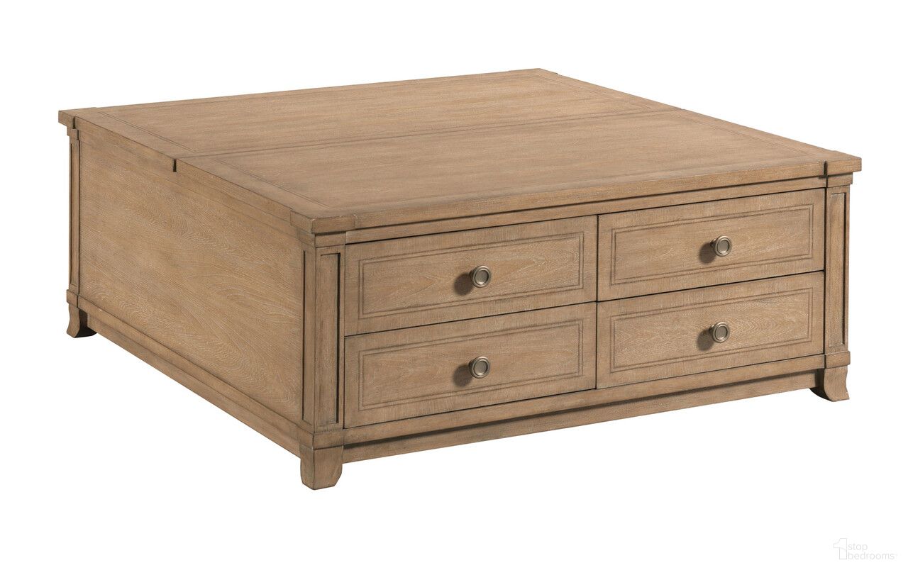 Woodfield Square Coffee Table In Caramel