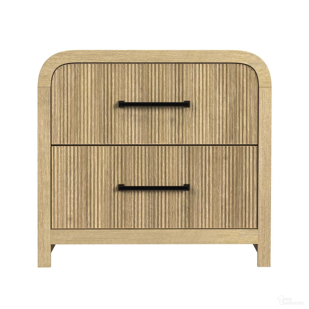 The appearance of Woodridge 2-Drawer Nightstand with USB In Natural designed by Picket House in the modern / contemporary interior design. This natural piece of furniture was selected by 1StopBedrooms from Woodridge Collection to add a touch of cosiness and style into your home. Sku: B-14440-6-NS2. Material: Paper.