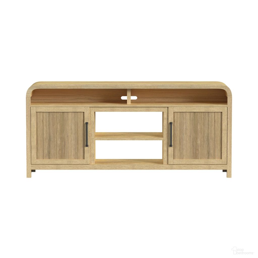 Woodridge 70 Inch TV Console without Fireplace Insert In Natural