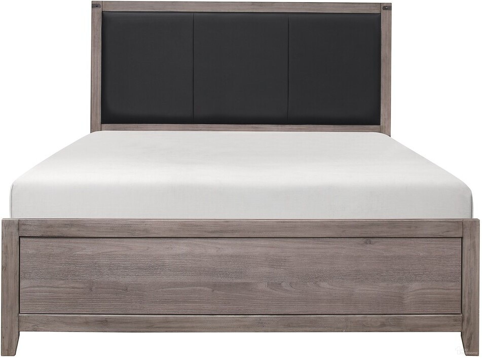 The appearance of Woodrow Black Queen Upholstered Panel Bed designed by Homelegance in the transitional interior design. This brown piece of furniture was selected by 1StopBedrooms from Woodrow Collection to add a touch of cosiness and style into your home. Sku: 2042-1;2042-3. Bed Type: Panel Bed. Material: Wood. Bed Size: Queen.