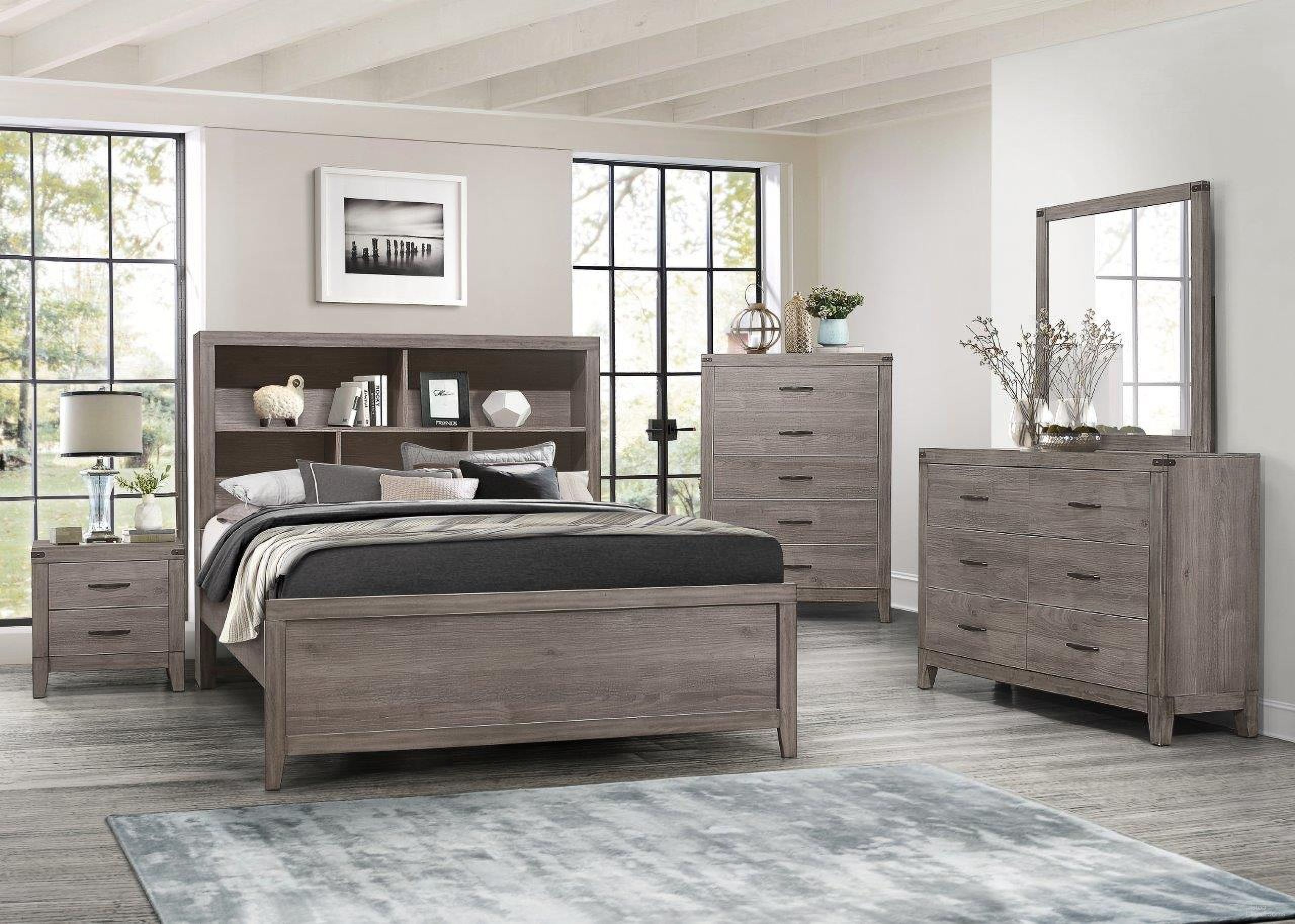 Homelegance Woodrow Platform Bed - Thumbnail 4