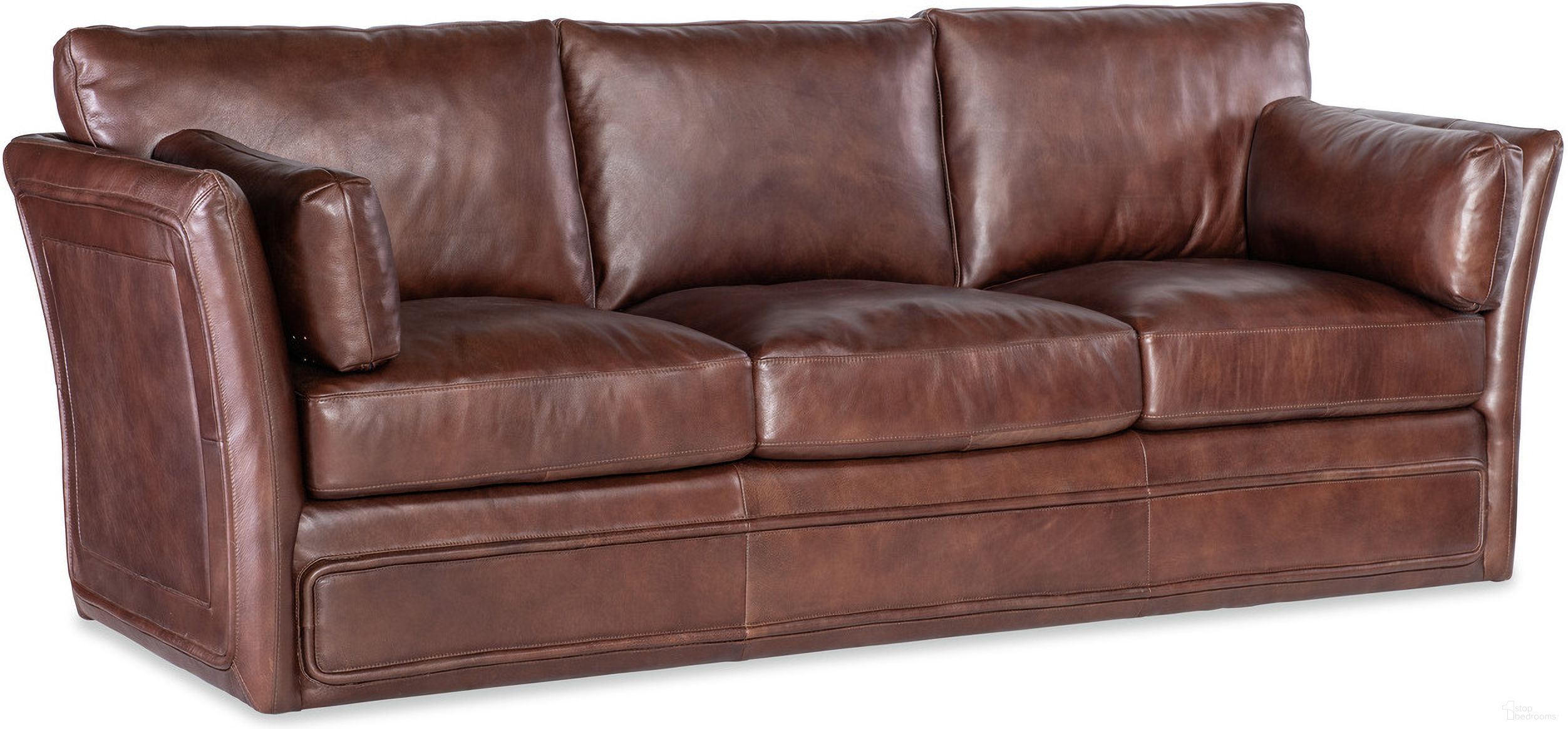 Woodstock 3-Seat Sofa In Brown