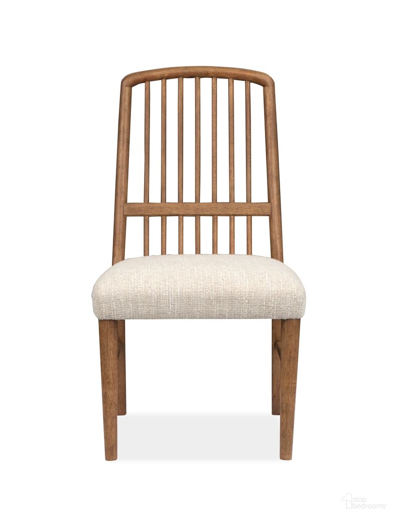 Woodward Wood Slat Back Side Chair Set of 2 In Dark Clove