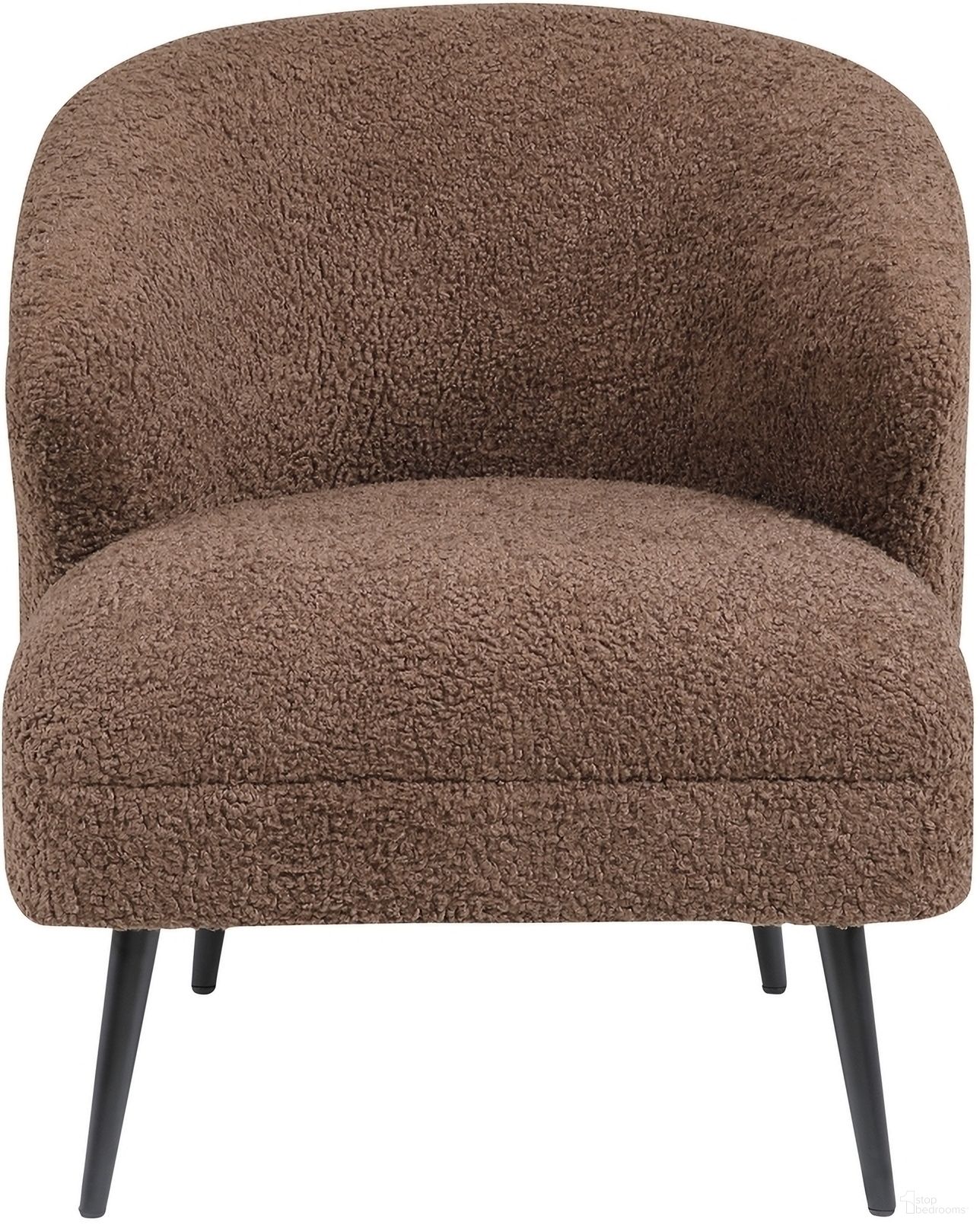 The appearance of Woodway Accent Chair In Brown designed by Homelegance in the transitional interior design. This brown piece of furniture was selected by 1StopBedrooms from Woodway Collection to add a touch of cosiness and style into your home. Sku: 1250F2S. Material: Boucle.