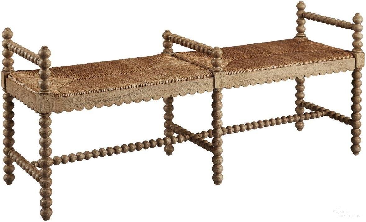 The appearance of Worrel Bench designed by Furniture Classics in the transitional interior design. This light brown piece of furniture was selected by 1StopBedrooms from Worrel Collection to add a touch of cosiness and style into your home. Sku: 51659AC37. Material: Wood.