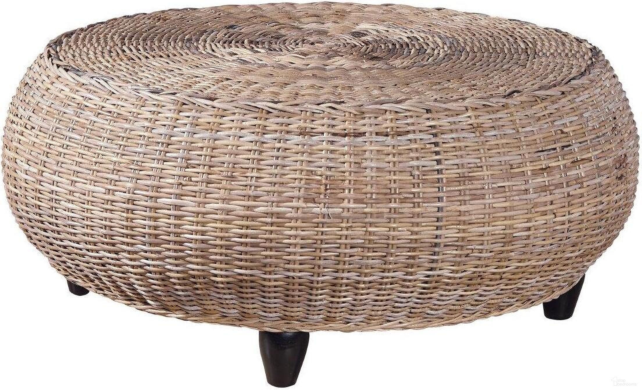 The appearance of Woven Kubu Mandalay Ottoman designed by Furniture Classics in the transitional interior design. This driftwood piece of furniture was selected by 1StopBedrooms from Woven Collection to add a touch of cosiness and style into your home. Sku: 42657. Material: Wood.