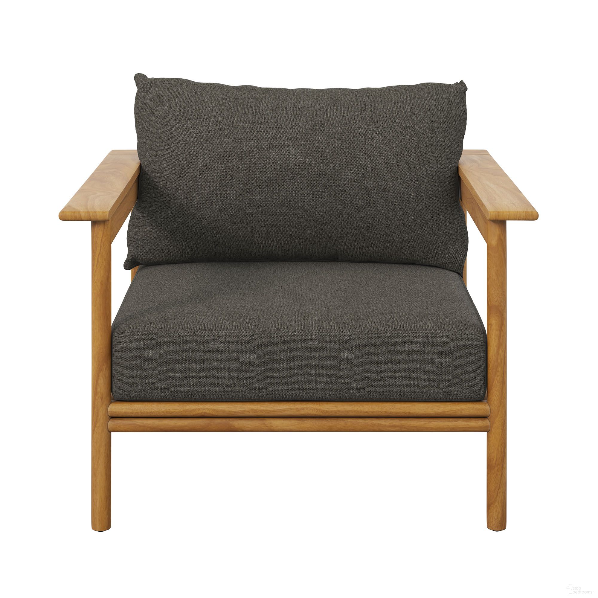 The appearance of Wren Outdoor Patio Teak Wood Armchair In Natural and Flint Gray designed by Modway in the modern / contemporary interior design. This natural/flint gray piece of furniture was selected by 1StopBedrooms from Wren Collection to add a touch of cosiness and style into your home. Sku: EEI-7007-NAT-FLI. Material: Teak Wood.