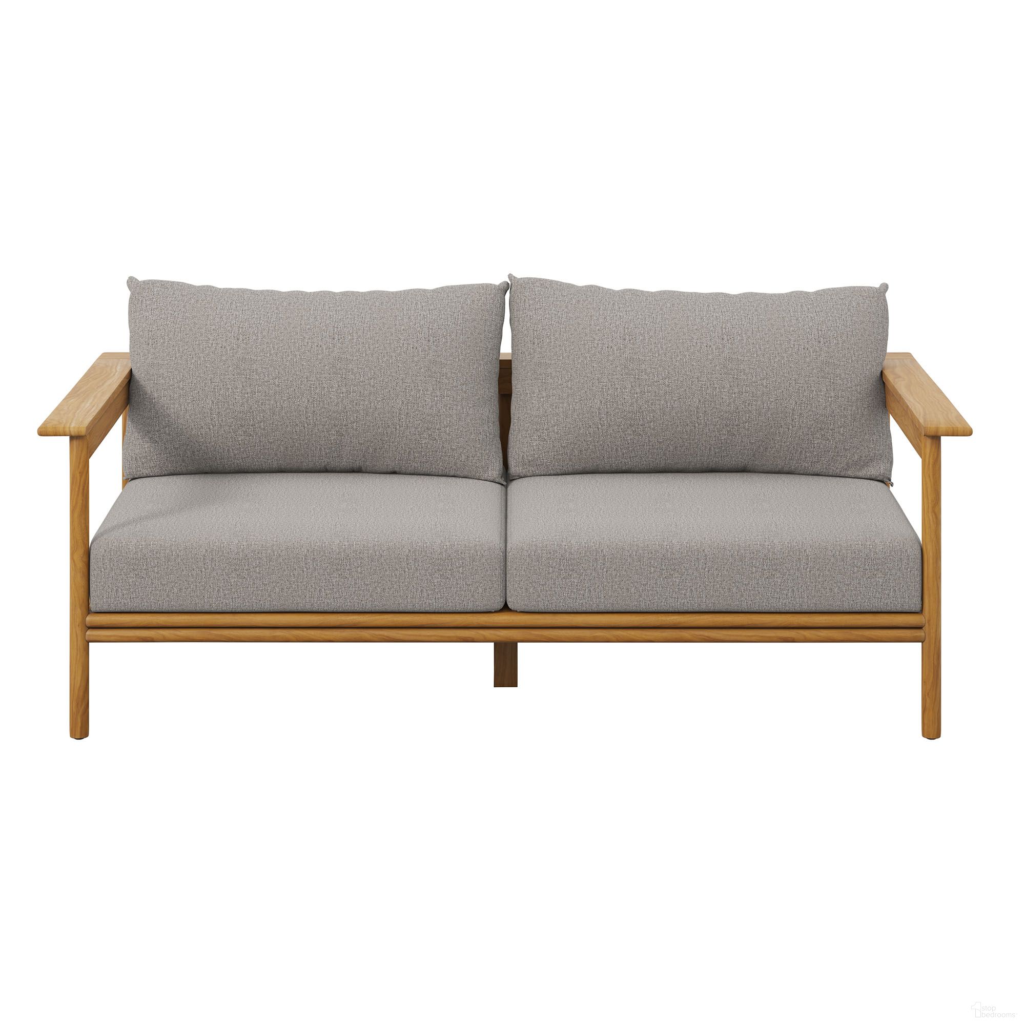 The appearance of Wren Outdoor Patio Teak Wood Sofa In Natural and Driftwood designed by Modway in the modern / contemporary interior design. This natural/driftwood piece of furniture was selected by 1StopBedrooms from Wren Collection to add a touch of cosiness and style into your home. Sku: EEI-7008-NAT-DRI. Material: Teak Wood.