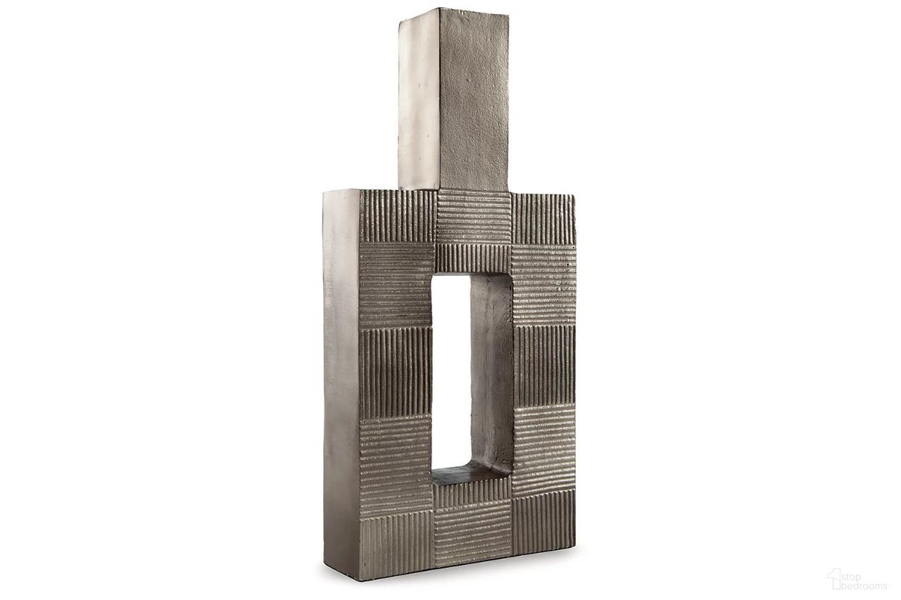The appearance of Wrengrove 21 Inch Vase In Antique Nickel designed by Signature Design by Ashley in the modern / contemporary interior design. This antique nickel piece of furniture  was selected by 1StopBedrooms from Wrengrove Collection to add a touch of cosiness and style into your home. Sku: A2000754. Material: Metal.