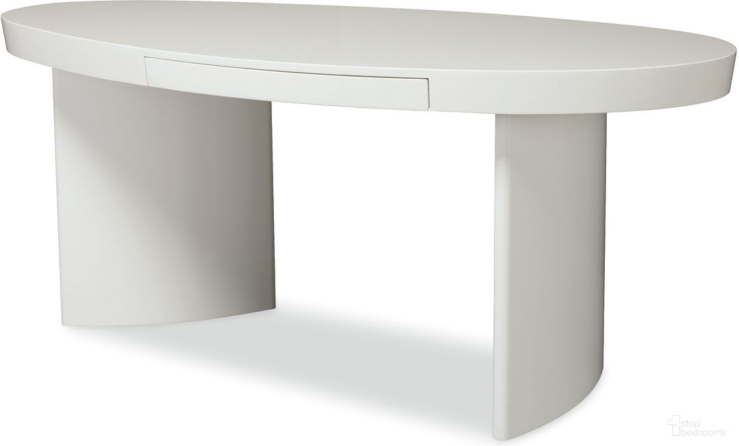 The appearance of Writing Desk In White designed by Century Furniture in the modern / contemporary interior design. This white piece of furniture was selected by 1StopBedrooms from Cadence Collection to add a touch of cosiness and style into your home. Sku: CAA-761. Material: Composite.