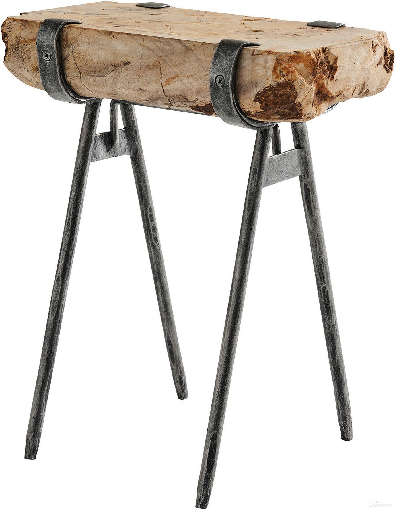 The appearance of Signature Designs Wyatt Spot Table In Natural designed by Artistica Home in the industrial interior design. This natural piece of furniture  was selected by 1StopBedrooms from Signature Designs Collection to add a touch of cosiness and style into your home. Sku: 2035-955. Material: Metal.