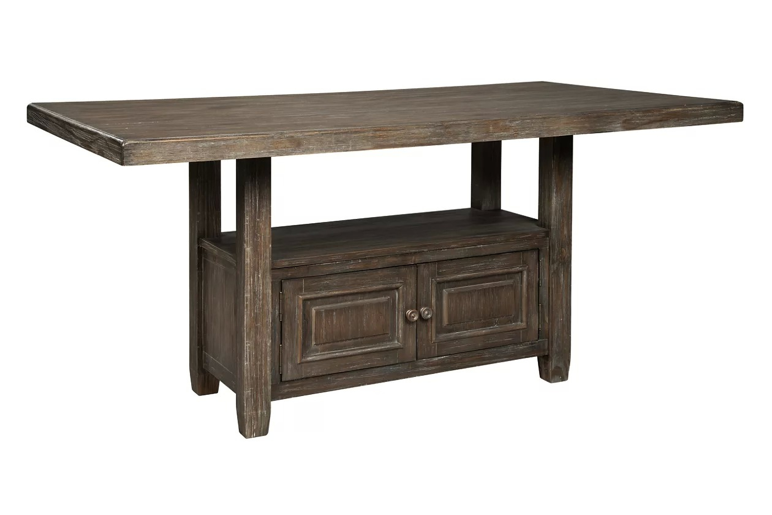 Colville Rustic Brown Dining Table 0qd2361493