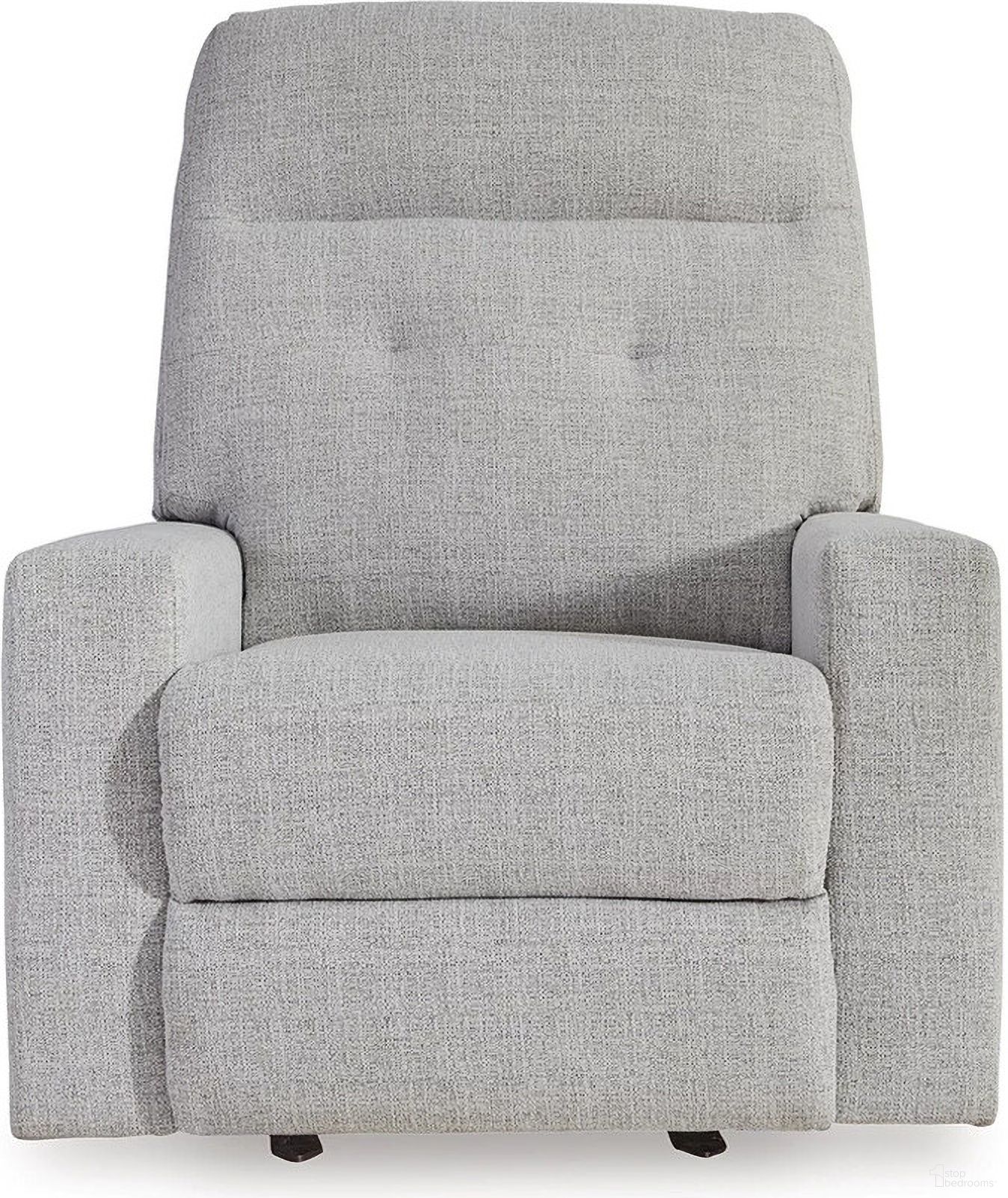 The appearance of Wynnergrace Recliner In Stone designed by Signature Design by Ashley in the modern / contemporary interior design. This stone piece of furniture was selected by 1StopBedrooms from Wynnergrace Collection to add a touch of cosiness and style into your home. Sku: NC5320425. Material: Performance Fabric.