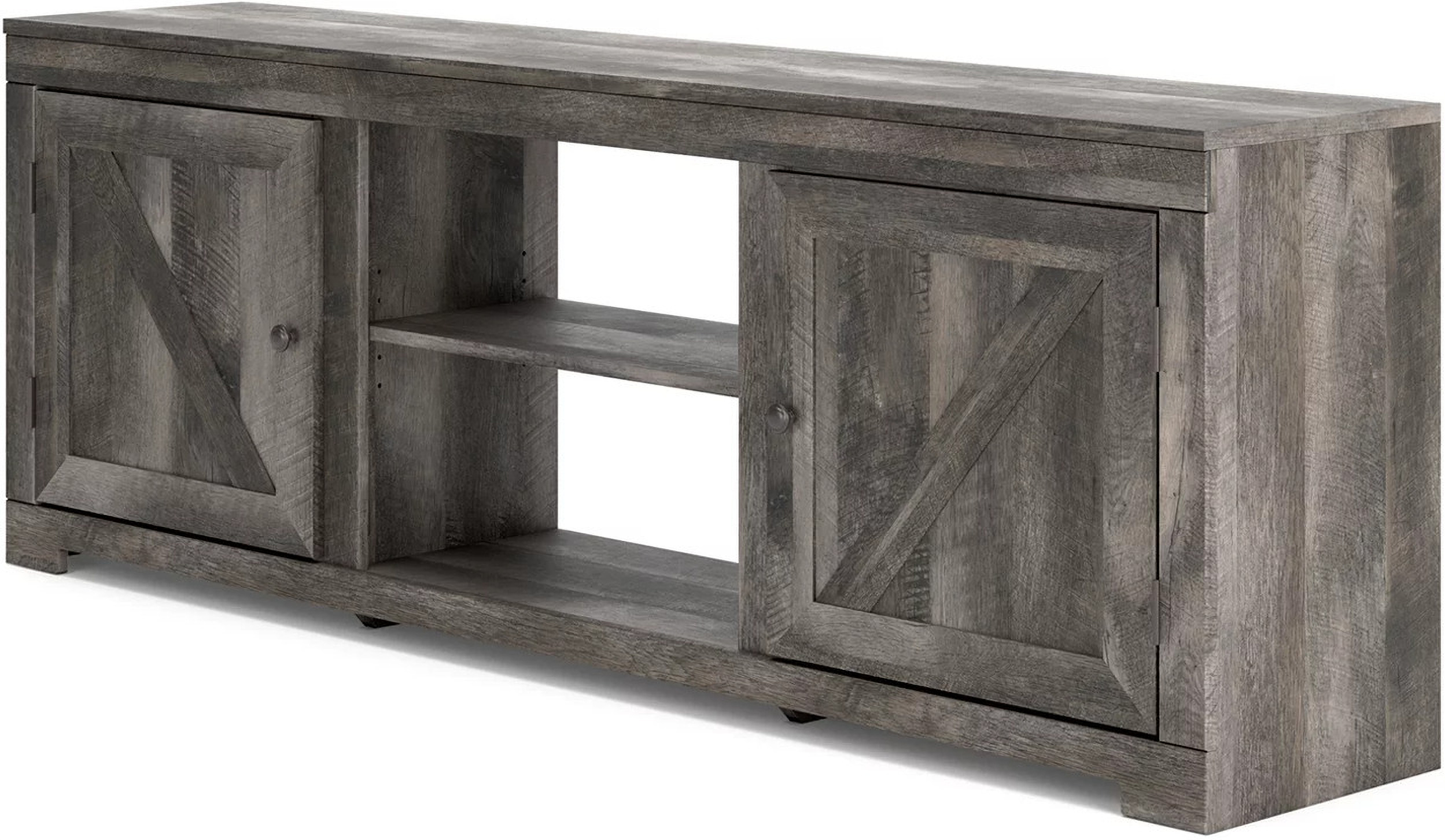 Wynnlow Gray Lg Tv Stand With Fireplace Option by Ashley Furniture