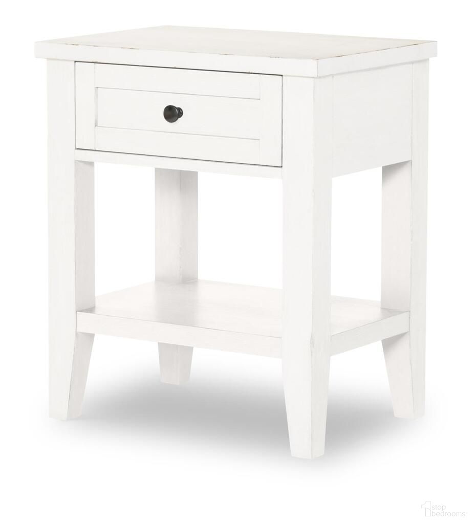 The appearance of XXX's And OOO's Open Nightstand In Cotton designed by Legacy Classic in the transitional interior design. This cotton piece of furniture  was selected by 1StopBedrooms from XXX's And OOO's Collection to add a touch of cosiness and style into your home. Sku: TY4421-3101. Material: Solid Hardwood.