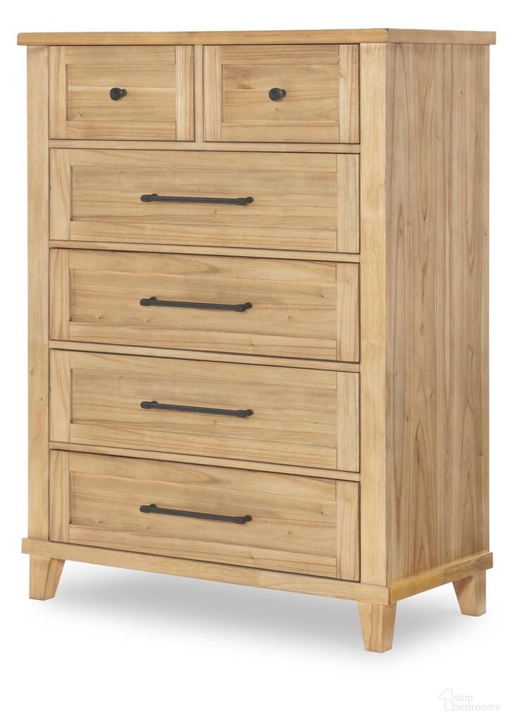 The appearance of XXX's and OOO's 5 Drawer Chest In Amber designed by Legacy Classic in the transitional interior design. This amber piece of furniture was selected by 1StopBedrooms from XXX's And OOO's Collection to add a touch of cosiness and style into your home. Sku: TY4420-2200. Material: Mindi Veneer.