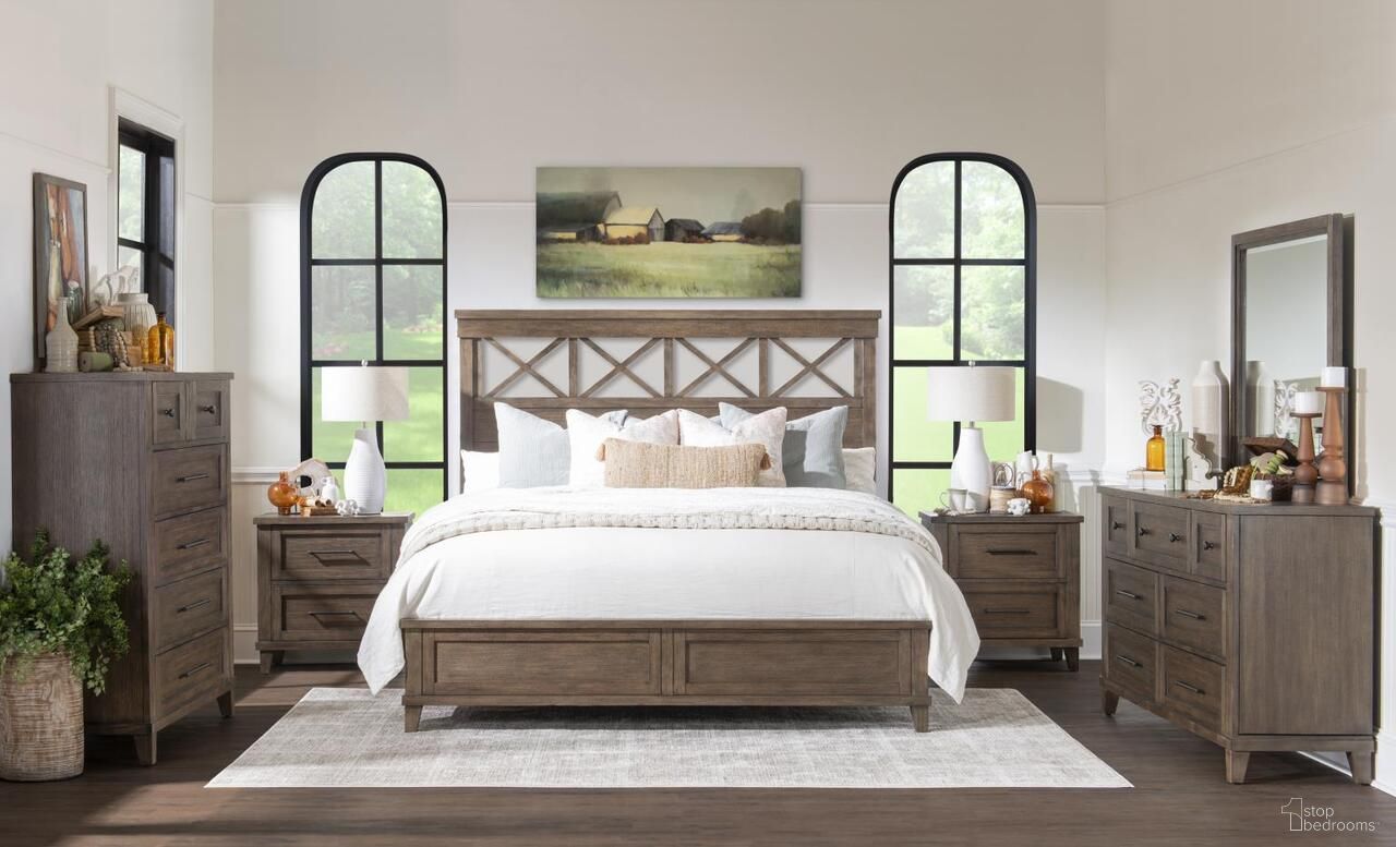 XXX's And OOO's Panel Bedroom Set In Cocoa