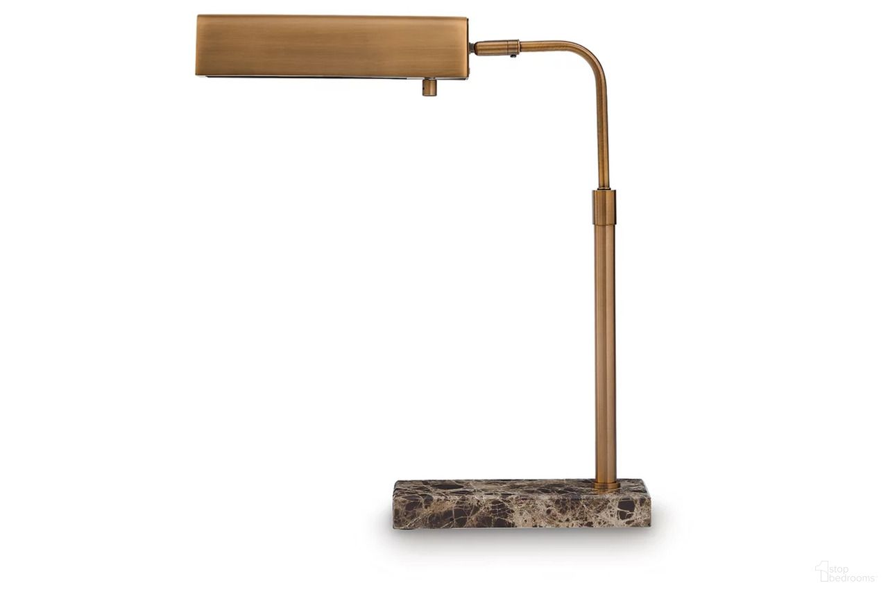 Yafe Metal Desk Lamp In Bronze