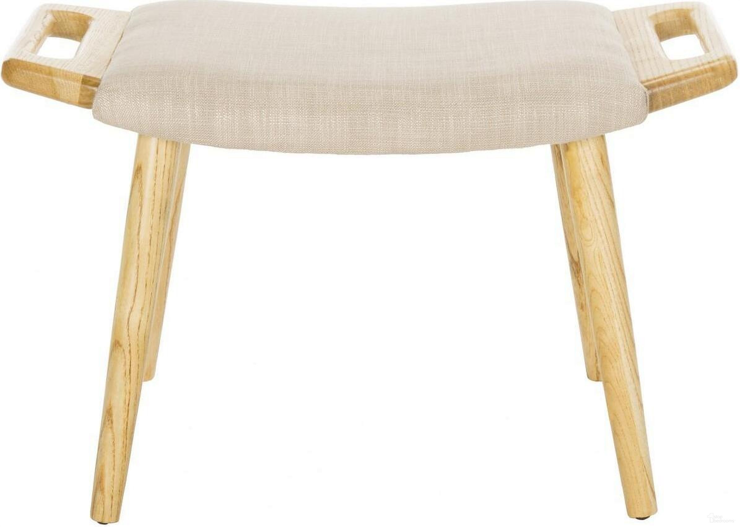 The appearance of Yara Beige and Natural Bench designed by Safavieh in the modern / contemporary interior design. This beige piece of furniture  was selected by 1StopBedrooms from Yara Collection to add a touch of cosiness and style into your home. Sku: BCH9500A. Material: Wood.