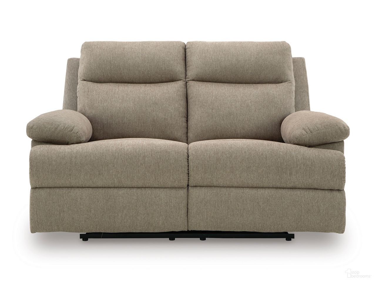 The appearance of Yarrow Lane Reclining Loveseat In Mocha designed by Signature Design by Ashley in the traditional interior design. This mocha piece of furniture was selected by 1StopBedrooms from Yarrow Lane Collection to add a touch of cosiness and style into your home. Sku: NC9140586. Material: Fabric.