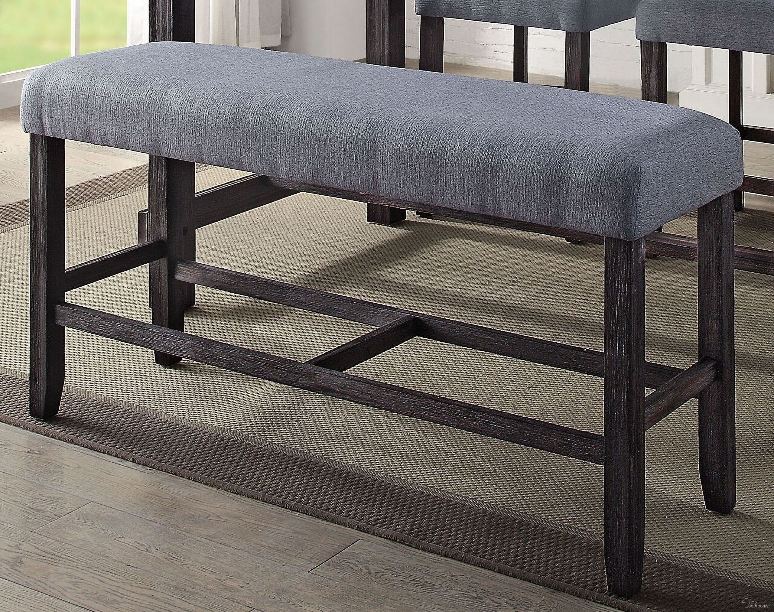 The appearance of Yelena Counter Height Bench designed by ACME in the transitional interior design. This espresso piece of furniture  was selected by 1StopBedrooms from Yelena Collection to add a touch of cosiness and style into your home. Sku: 72943. Material: Wood.