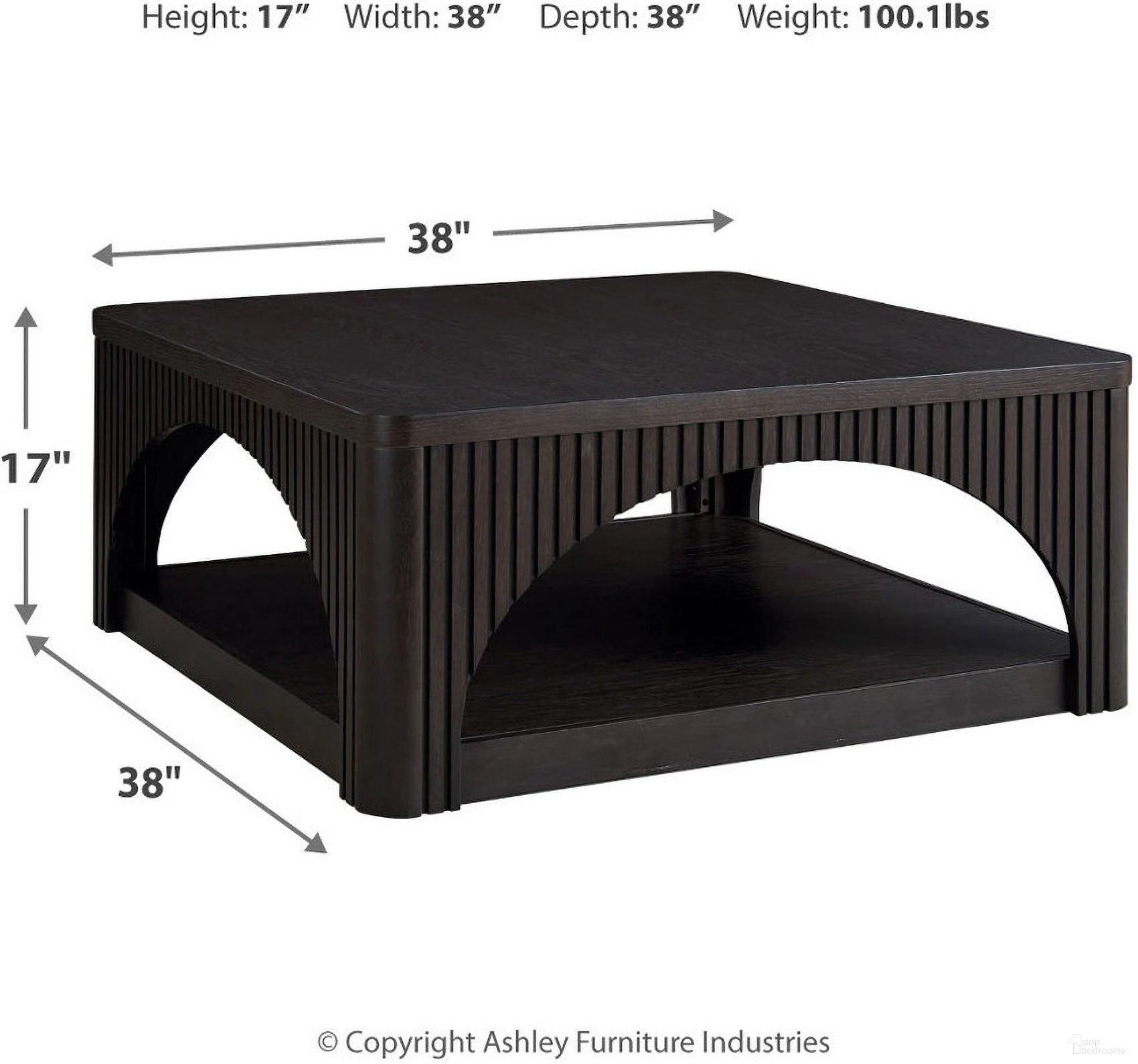 Yellink Coffee Table In Black by Ashley Furniture | 1StopBedrooms