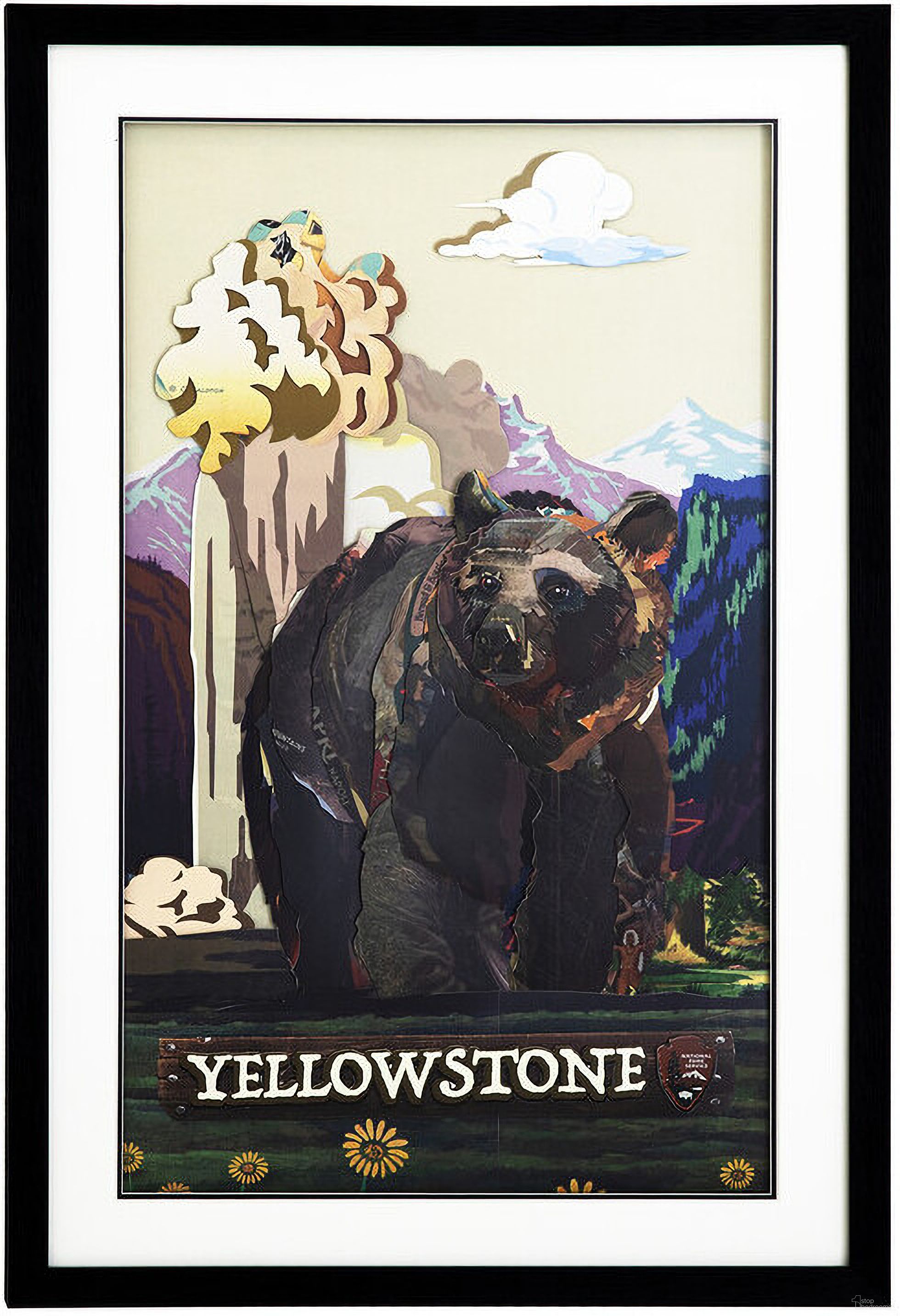 Yellowstone Wall Art In Multicolor