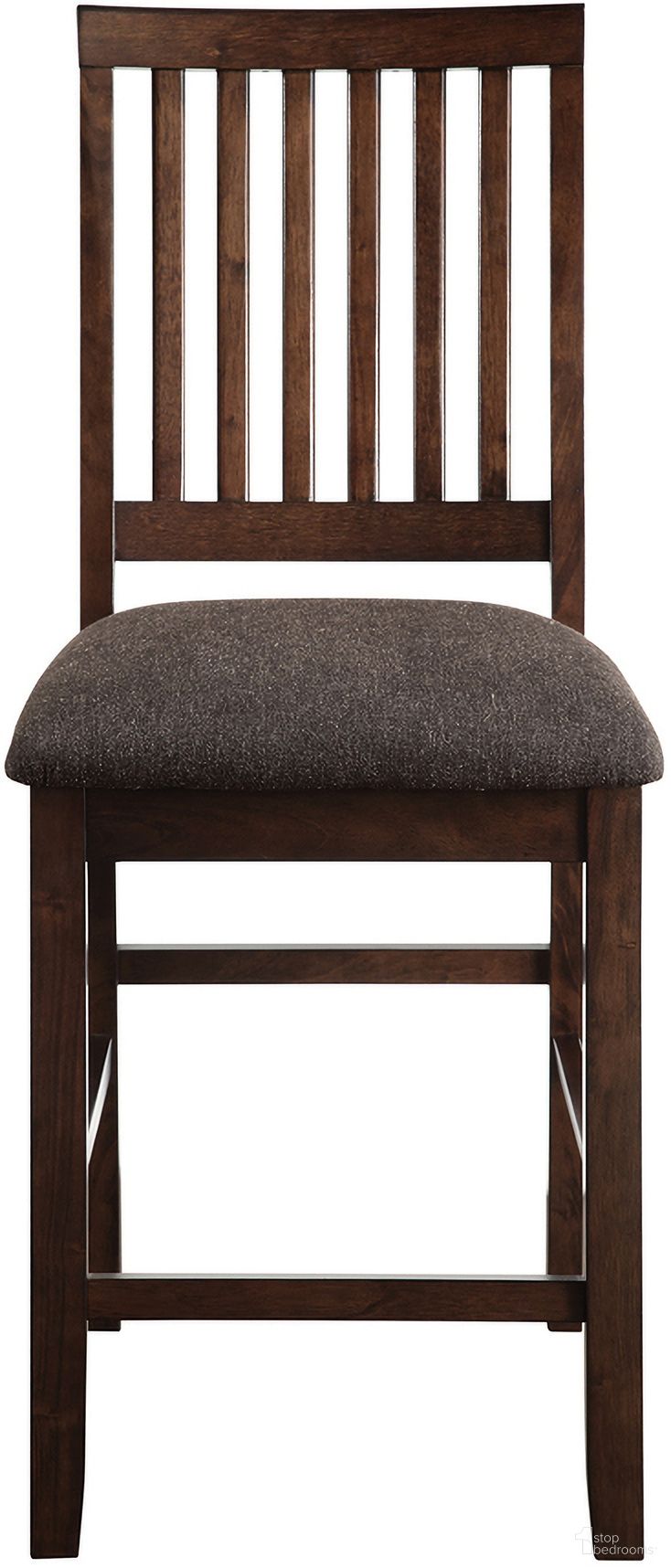 The appearance of Yorktown Counter Chair Set of 2 In Brown designed by Steve Silver in the traditional interior design. This brown piece of furniture  was selected by 1StopBedrooms from Yorktown Collection to add a touch of cosiness and style into your home. Sku: YT500CC. Material: Plywood.