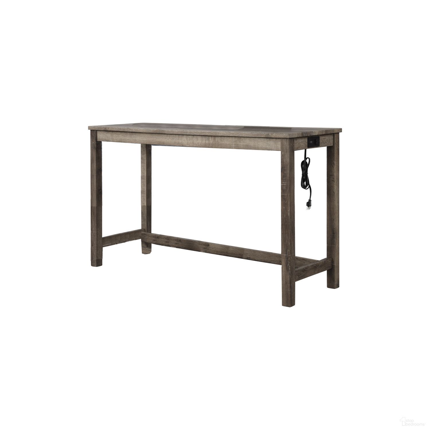 The appearance of Yosef Rectangular Transitional Wood Bar Table In Oak designed by Best Master Furniture in the transitional interior design. This oak piece of furniture was selected by 1StopBedrooms from Yosef Collection to add a touch of cosiness and style into your home. Sku: CD039DWTCH. Material: Wood. Table Top Shape: Rectangular.