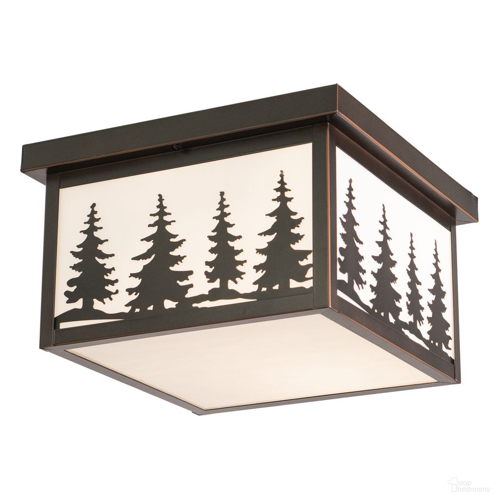The appearance of Yosemite 11.5 Inch Tree Outdoor Ceiling Light In Burnished Bronze designed by Vaxcel in the rustic / southwestern interior design. This burnished bronze piece of furniture was selected by 1StopBedrooms from Yosemite Collection to add a touch of cosiness and style into your home. Sku: OF33412BBZ. Material: Steel.