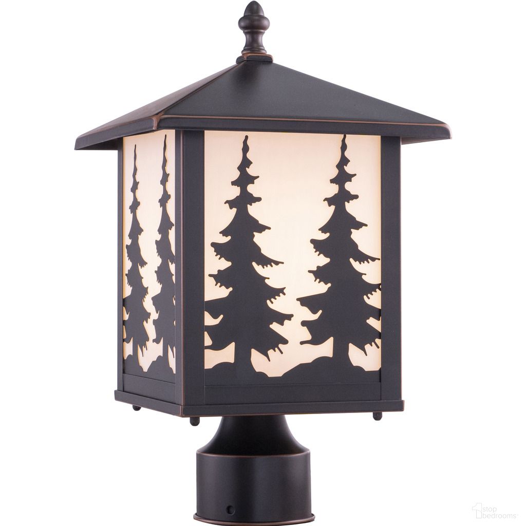 The appearance of Yosemite 8 Inch Tree Outdoor Post Light In Burnished Bronze designed by Vaxcel in the rustic / southwestern interior design. This burnished bronze piece of furniture was selected by 1StopBedrooms from Yosemite Collection to add a touch of cosiness and style into your home. Sku: OP33485BBZ. Material: Steel.
