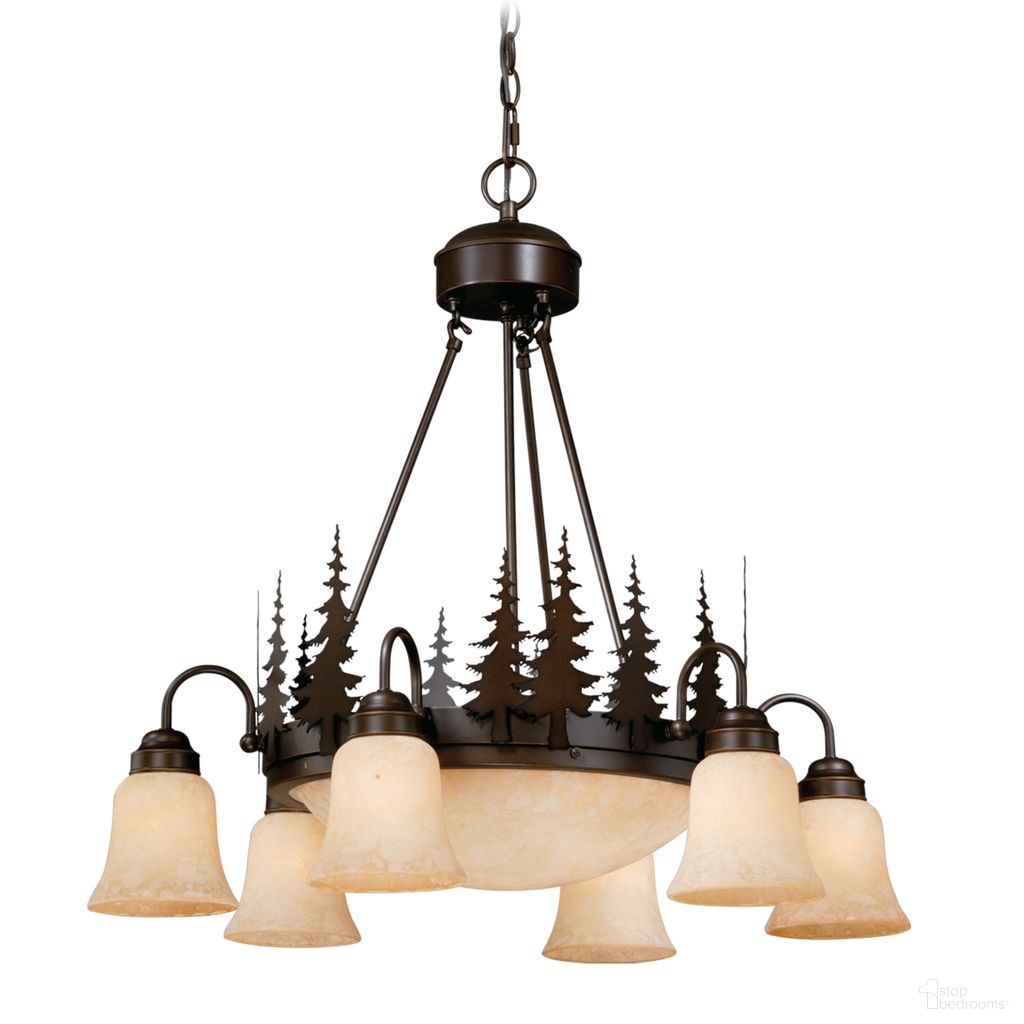 The appearance of Yosemite 9L Tree Chandelier In Burnished Bronze designed by Vaxcel in the rustic / southwestern interior design. This burnished bronze piece of furniture was selected by 1StopBedrooms from Yosemite Collection to add a touch of cosiness and style into your home. Sku: CH55506BBZ. Material: Steel.