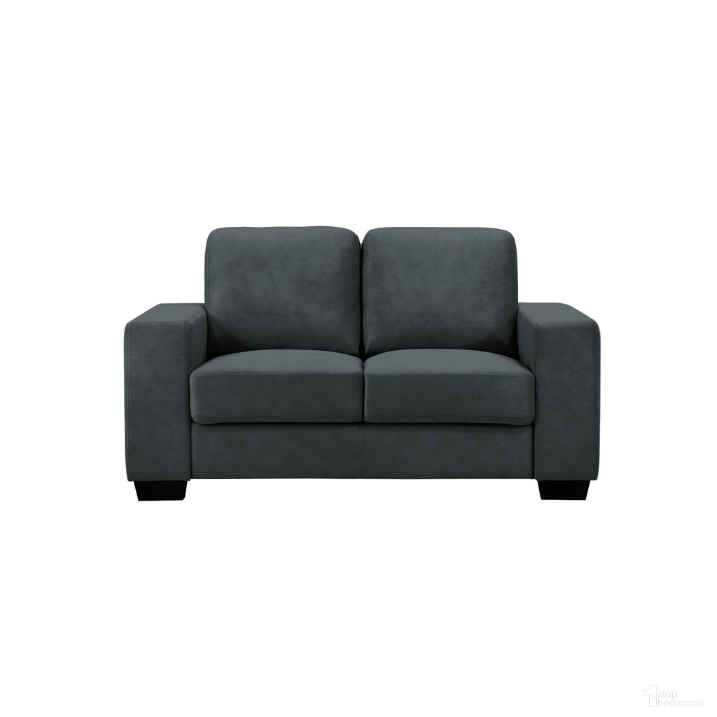 The appearance of Yvonne 59 Inch Loveseat with Track Arms In Flint designed by Armen Living in the modern / contemporary interior design. This flint piece of furniture was selected by 1StopBedrooms from Yvonne Collection to add a touch of cosiness and style into your home. Sku: LCYN2FL. Material: Fabric.