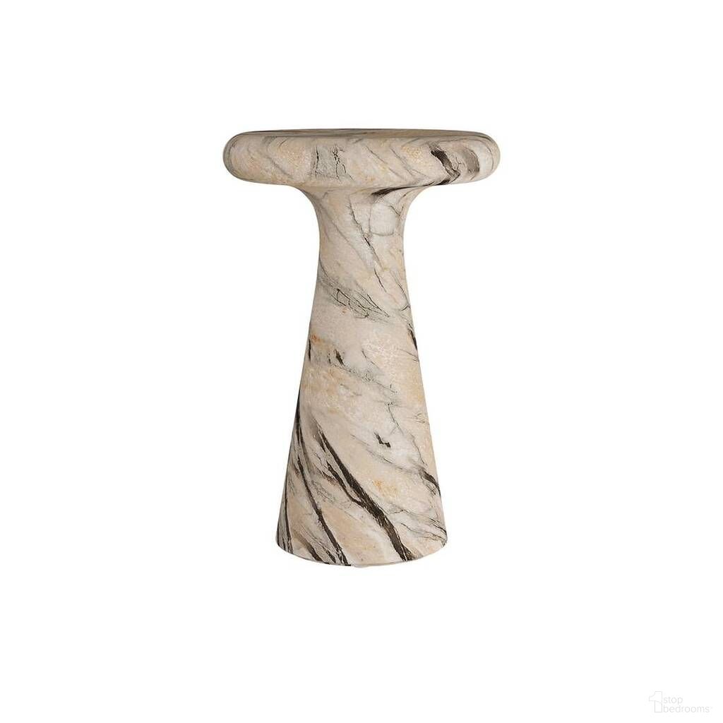 The appearance of Zahara Accent Table In Mojave Faux Marble designed by Arteriors in the interior design. This mojave faux marble piece of furniture was selected by 1StopBedrooms from Zahara Collection to add a touch of cosiness and style into your home. Sku: FAS05. Material: Concrete.