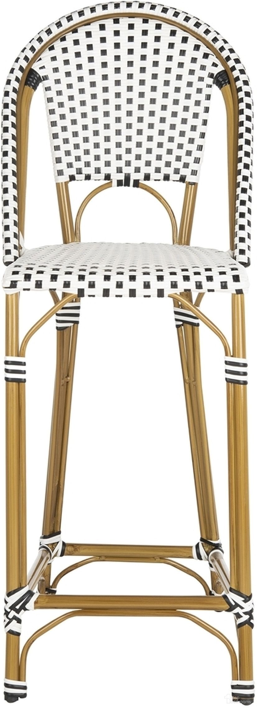 The appearance of Zaid Black and White and Brown Stackable Counter Stool designed by Safavieh in the modern / contemporary interior design. This black piece of furniture was selected by 1StopBedrooms from Safavieh PAT Collection to add a touch of cosiness and style into your home. Sku: PAT4038A. Material: Aluminium.