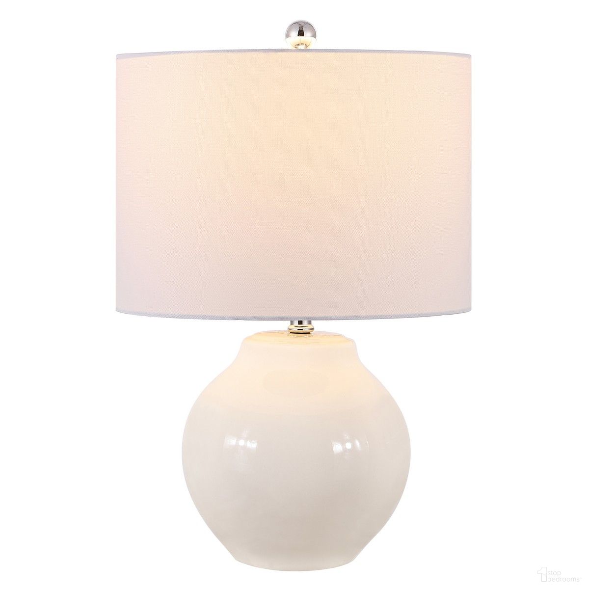 Zaid Resin Table Lamp in Ivory