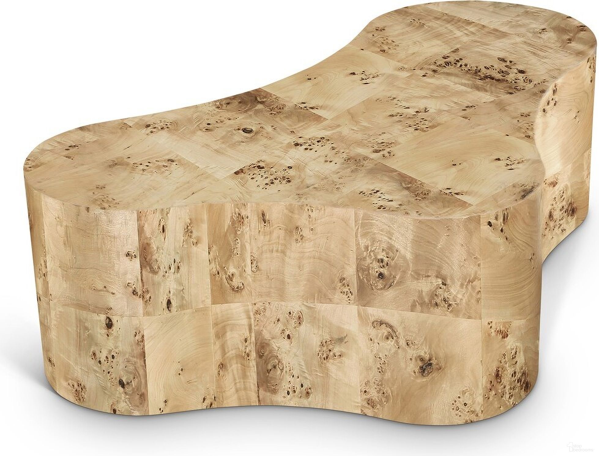 Zaire Coffee Table In Burl