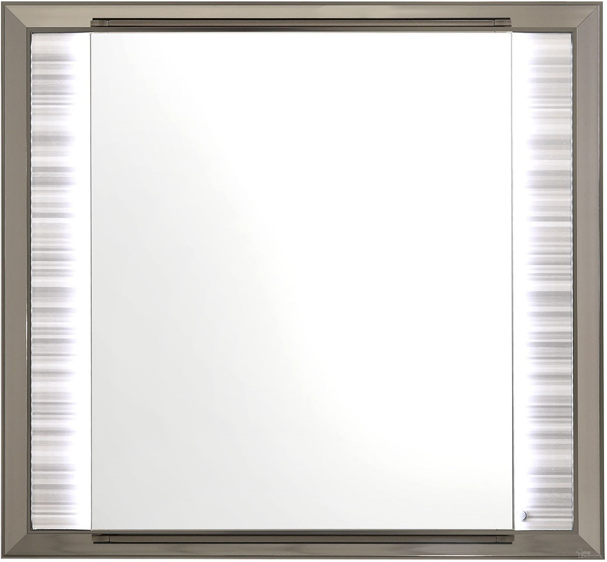 Zambrano Mirror with LED In White