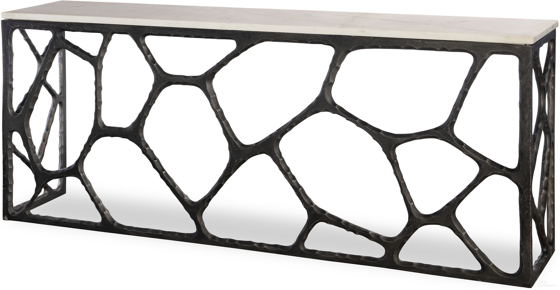 The appearance of Zane Console Table In White designed by Century Furniture in the modern / contemporary interior design. This white piece of furniture was selected by 1StopBedrooms from Grand Tour Furniture Collection to add a touch of cosiness and style into your home. Sku: SF6129B;SF6129T. Material: Metal.