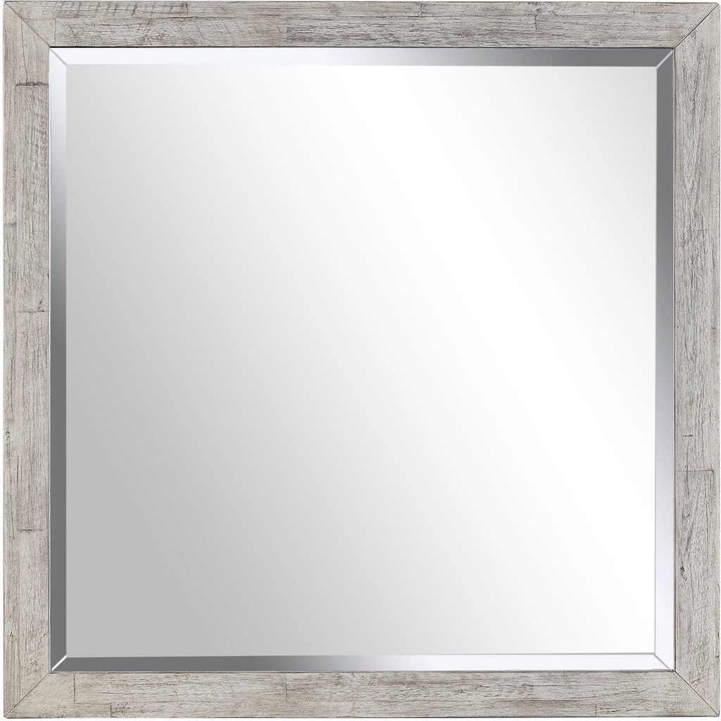 The appearance of Zane Landscape Mirror In Grey designed by Aspenhome in the modern / contemporary interior design. This grey piece of furniture  was selected by 1StopBedrooms from Zane Collection to add a touch of cosiness and style into your home. Sku: I256-462. Material: Wood.